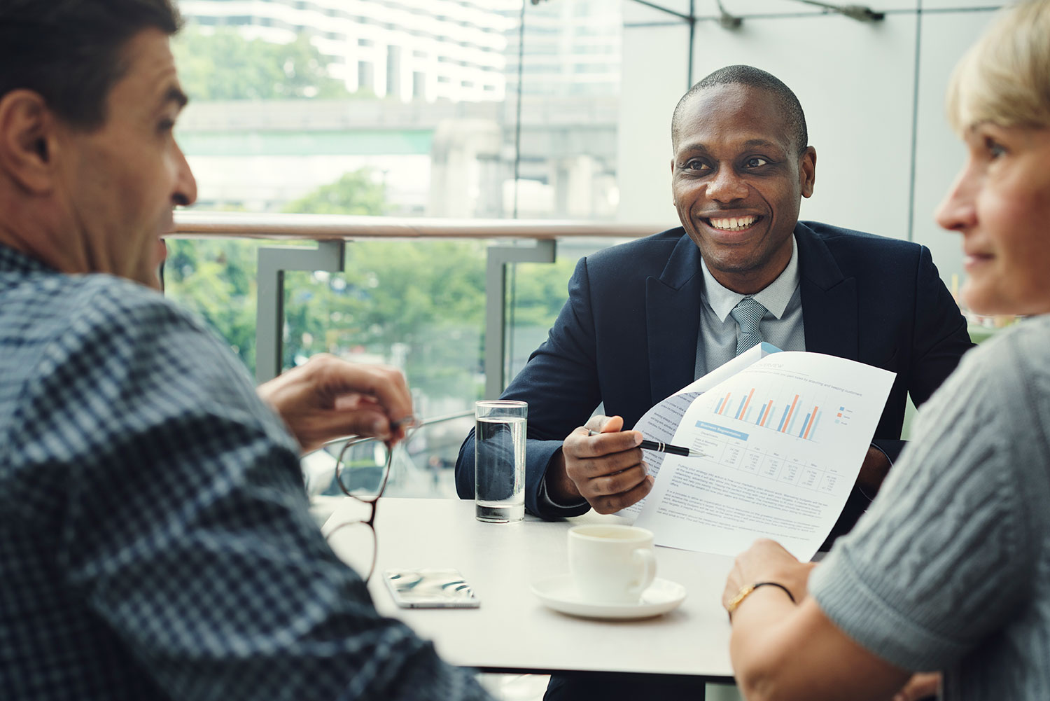 business discussion talking deal concept P7NYG95 1 1